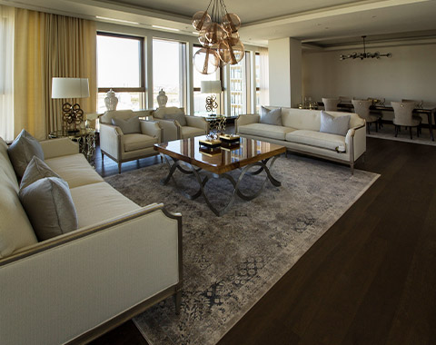 Living room, Apartment 2010 - Ritz-Carlton Astana hotel