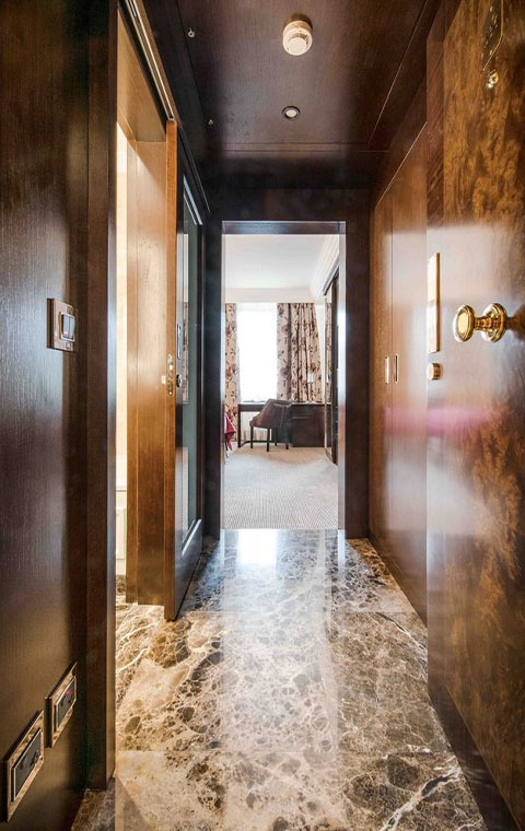 Entrance to the Luxury King Room - Westbury Mayfair hotel, London