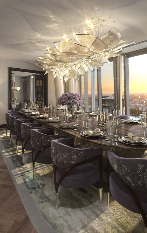 Dining room - Penthouse, London, UK